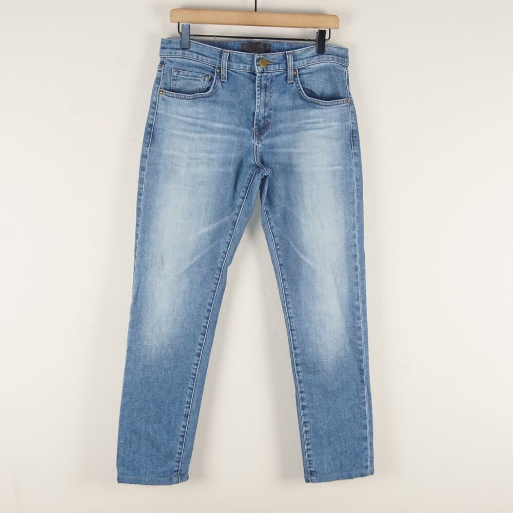 J Bran Tyler Taper Mid Rise Slim Fit Stretch Jeans Mens Sz 31 x 28 Hemmed